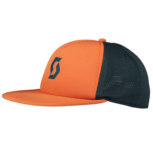 SCOTT - Trucker Trail Cap - Blaze Orange/Aruba Green